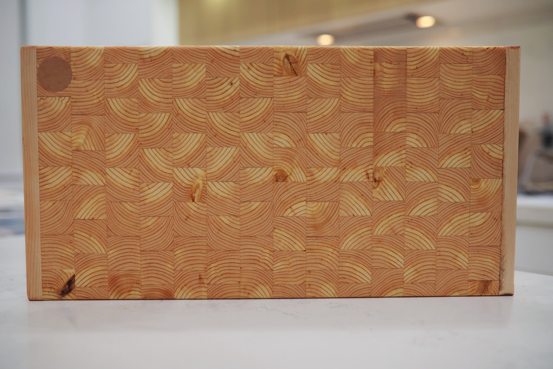 End Grain Board -  Patterned Look