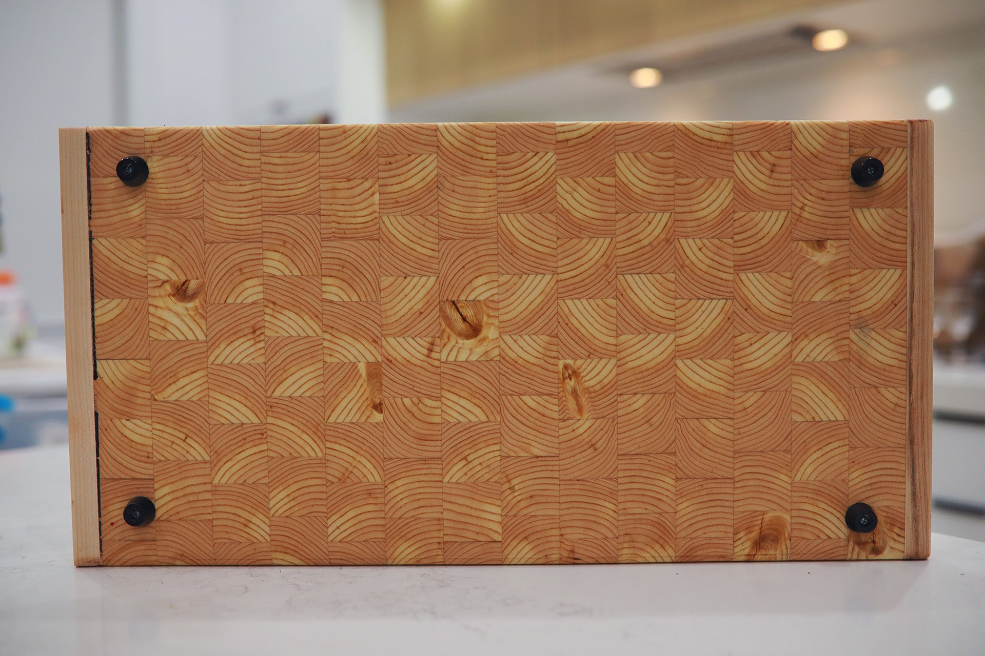 End Grain Board -  Patterned Look
