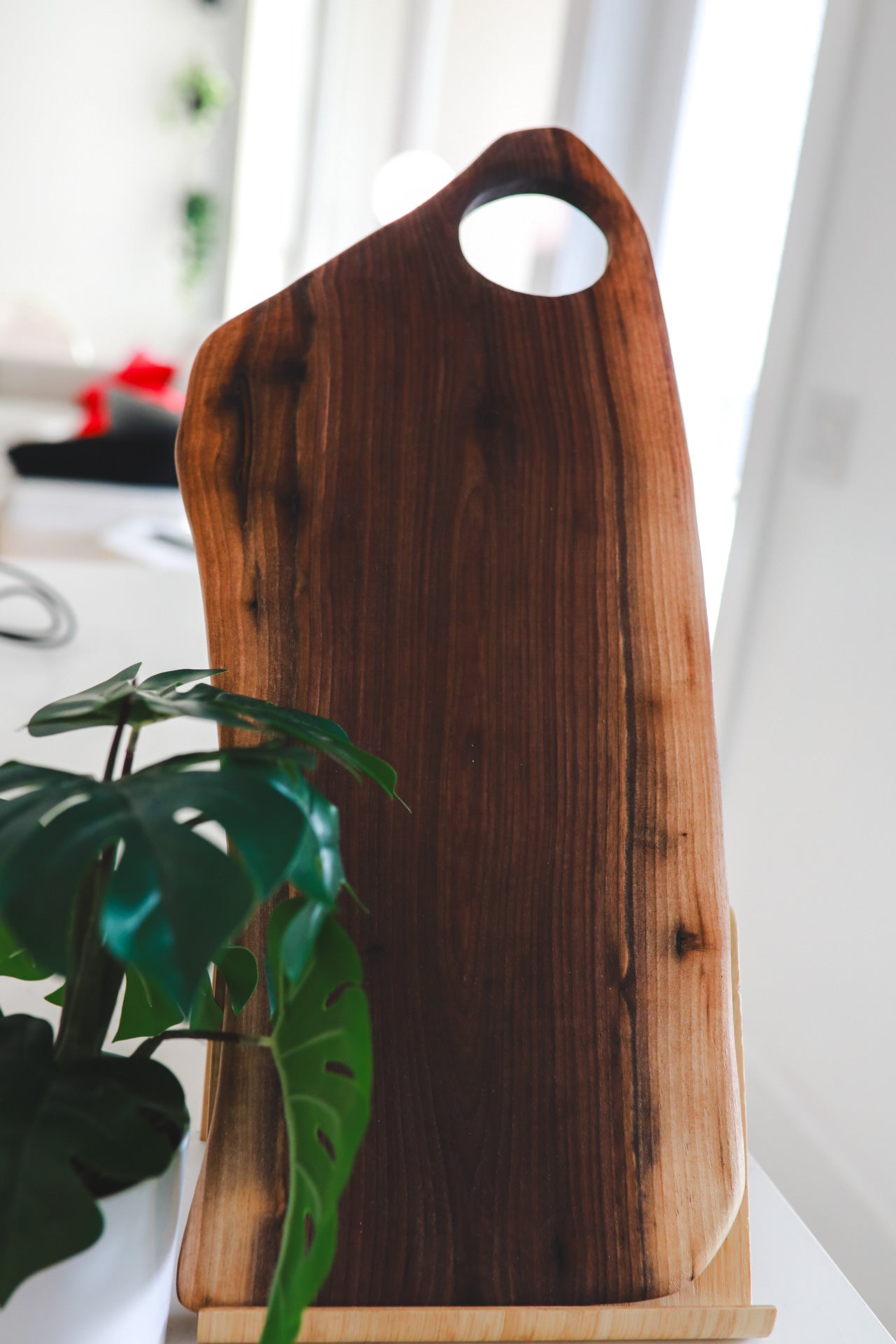 Live-Edge Walnut Charcuterie - 24" Long