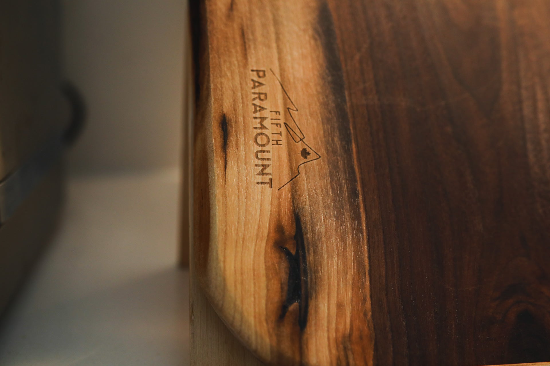 Live-Edge Walnut Charcuterie - 24" Long