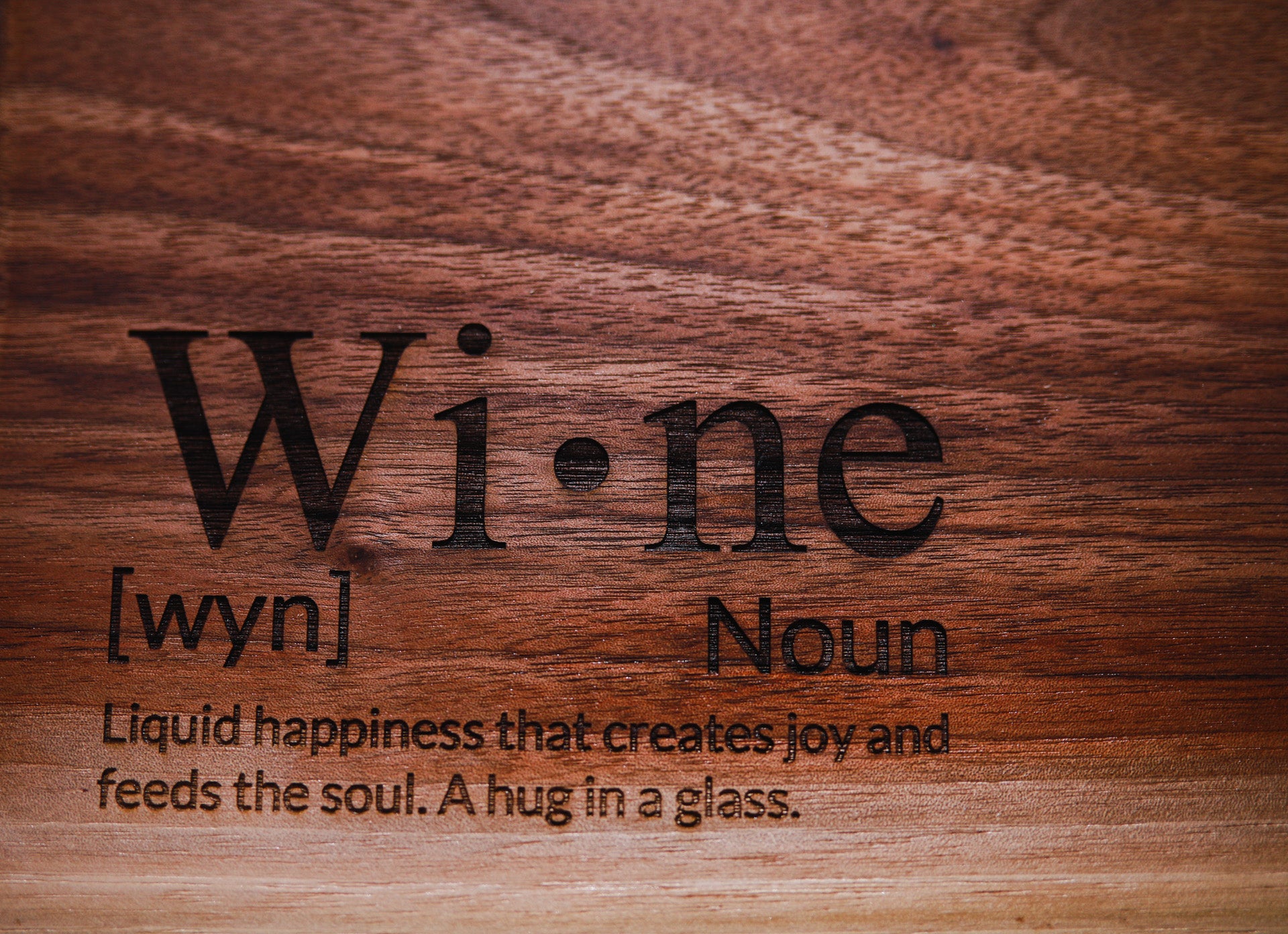 Walnut Wine Lover's Board