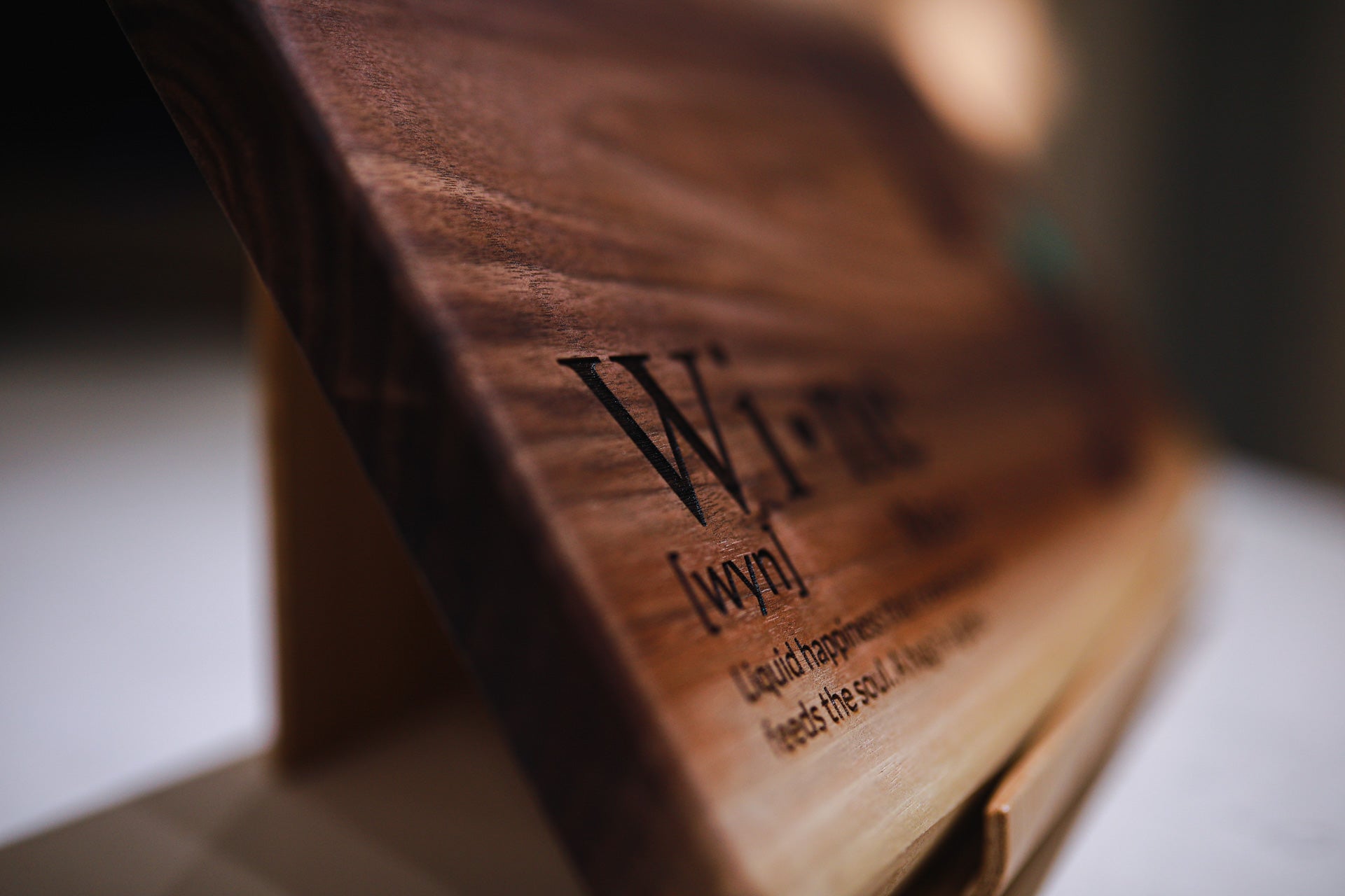 Walnut Wine Lover's Board