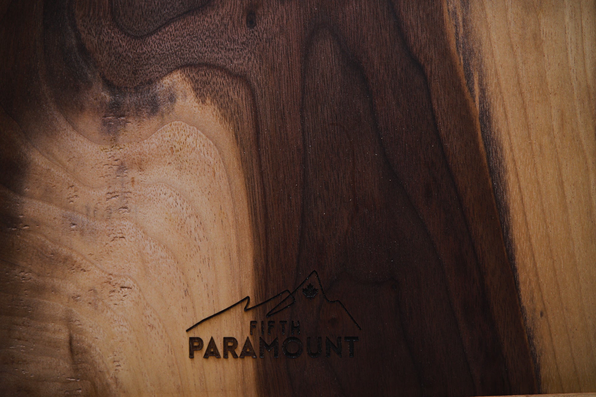 Highland Cow Walnut Charcuterie Board