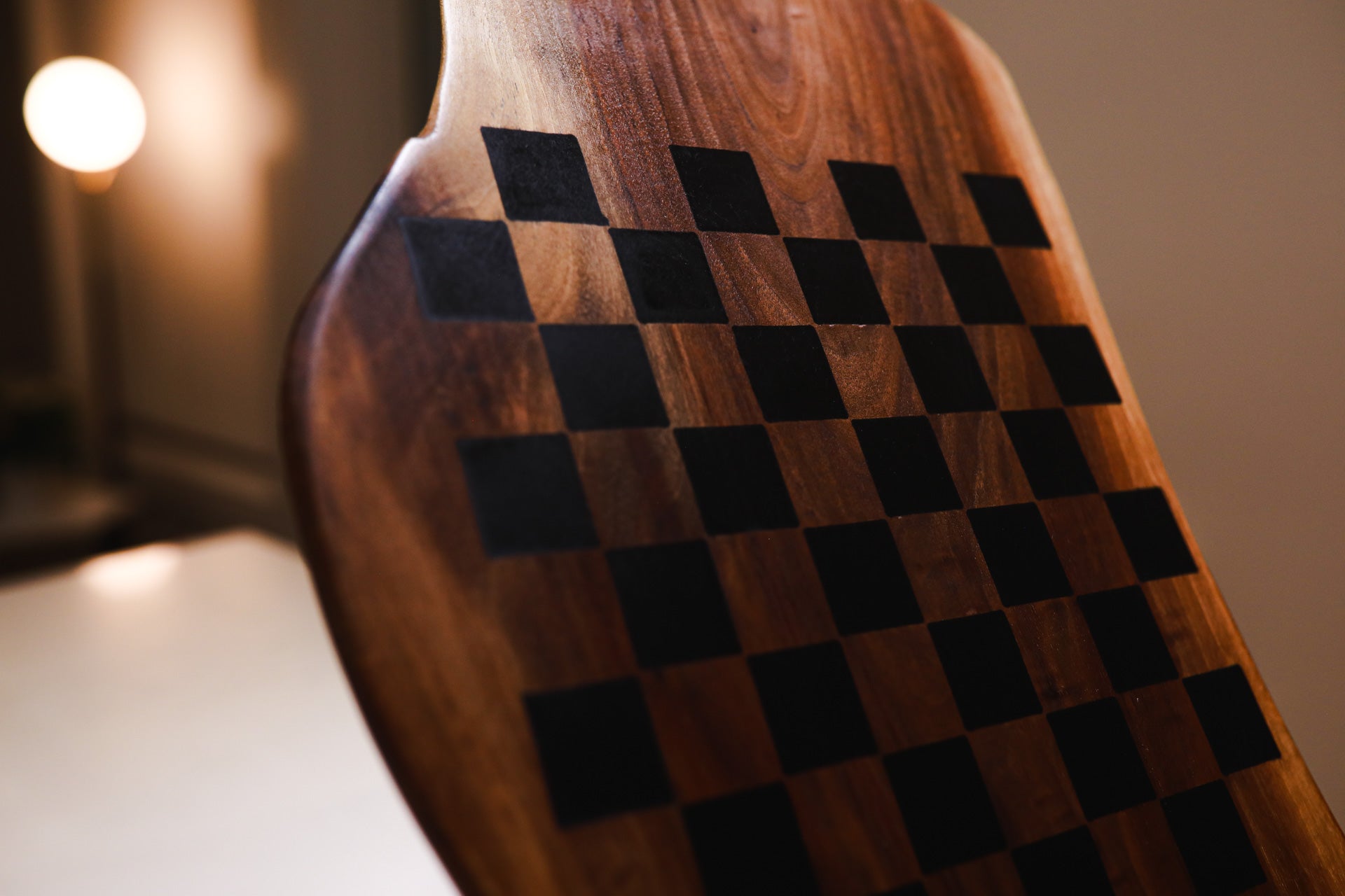 Dual-Sided Walnut Charcuterie & Chess Board