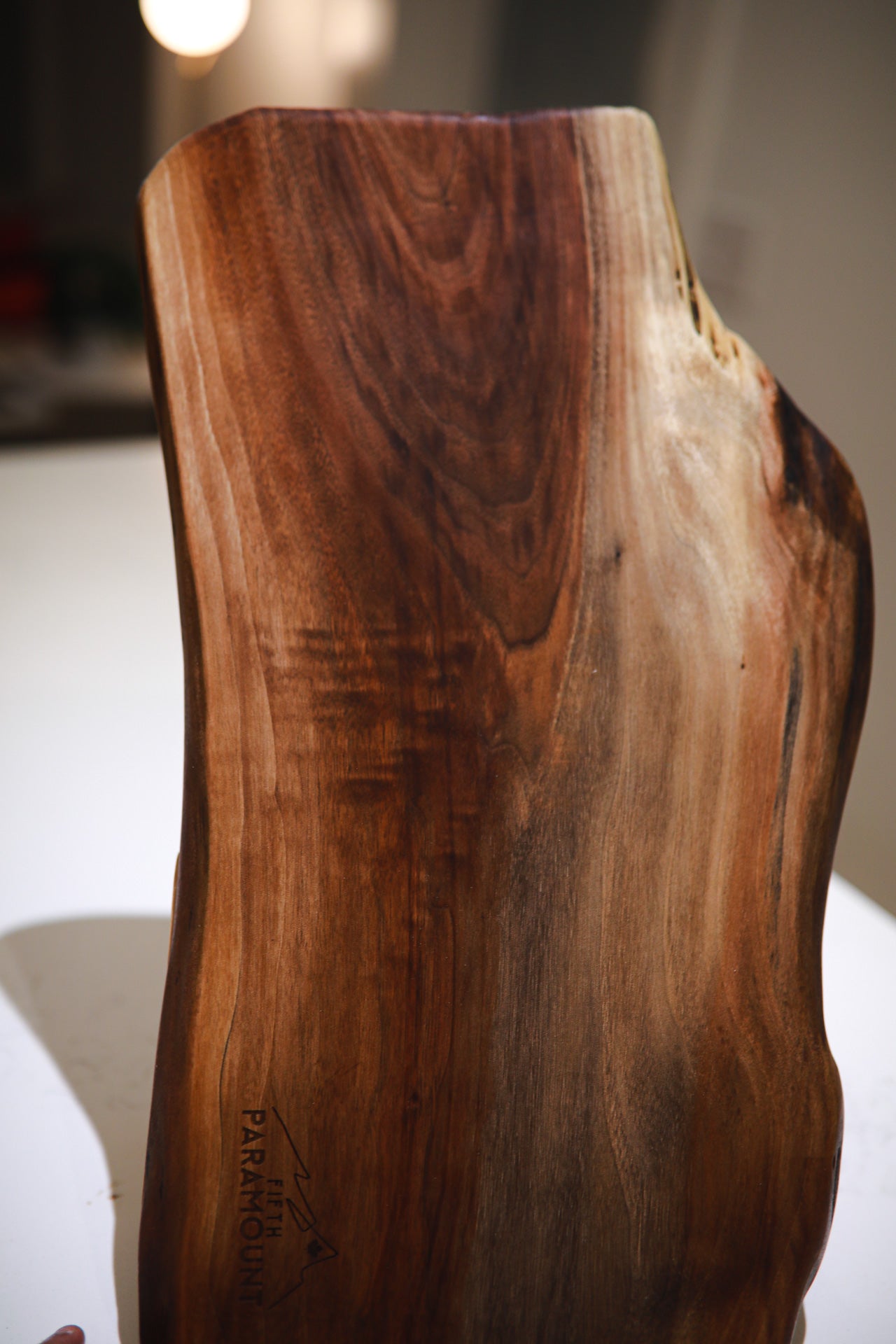 Dual-Sided Walnut Charcuterie & Chess Board