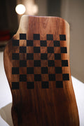 Dual-Sided Walnut Charcuterie & Chess Board