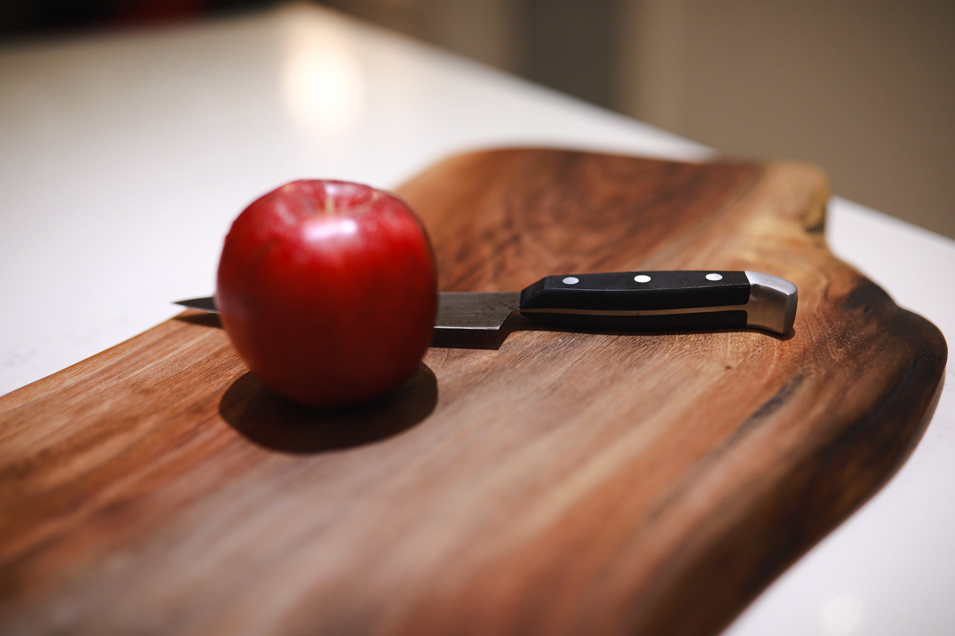 Dual-Sided Walnut Charcuterie & Chess Board